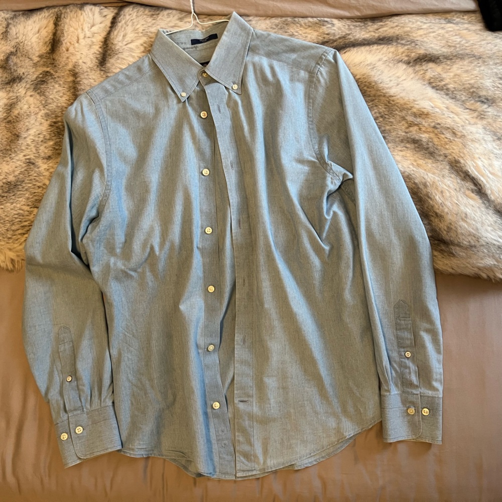 Gant Men’s Button Down Shirt in Light Blue